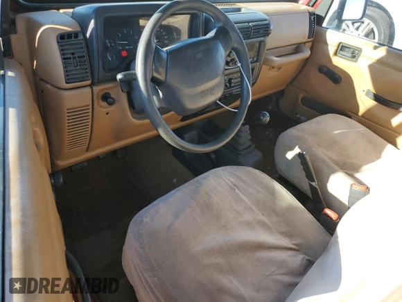 1998 Jeep Wrangler SE with VIN 1J4FY29P7WP792463, listed as a Copart auction lot 72254154 with 179,114 mi miles and Salvage Title. Bid and sale history available at carsss.com. Image 8.