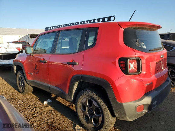 2015 Jeep Renegade Sport with VIN ZACCJBAH9FPC22128, listed as a Copart auction lot 66941293 with 88,707 mi miles. Bid and sale history available at carsss.com. Image 2.