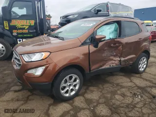 2020 Ford EcoSport SE with VIN MAJ6S3GL6LC369363, listed as a Copart auction lot 49830265 with NaN miles and Salvage Title. Bid and sale history available at carsss.com. Image 1.