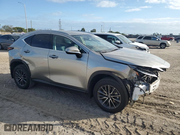 2022 Lexus NX with VIN 2T2GGCEZXNC010787, listed as a Copart auction lot 42807755 with 7,646 mi miles and Salvage Title. Bid and sale history available at carsss.com. Image 4.