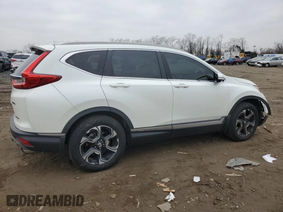 2018 Honda CR-V Touring with VIN 2HKRW2H98JH695059, listed as a Copart auction lot 86452054 with 114,437 mi miles and Salvage Title. Bid and sale history available at DreamBid. Image 3.