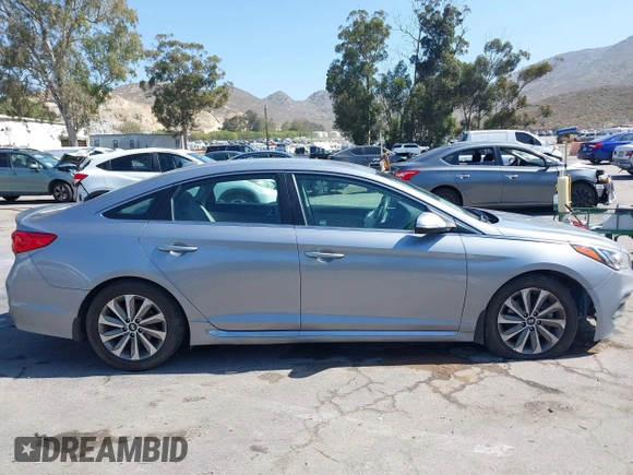 2015 Hyundai Sonata Sport with VIN 5NPE34AF5FH216123, listed as a IAAI auction lot 42271866 with 85,346 mi miles and . Bid and sale history available at DreamBid. Image 13.