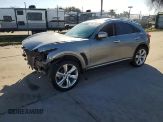 2011 Infiniti FX35 with VIN JN8AS1MW6BM140315, listed as a Copart auction lot 46439675 with 208,200 mi miles and Salvage Title. Bid and sale history available at carsss.com. Image 1.