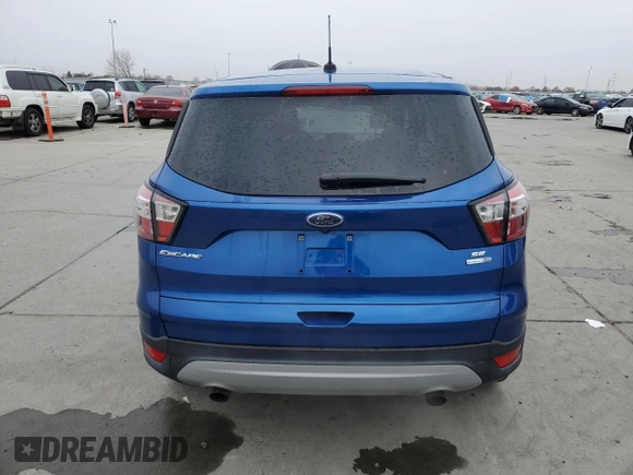 2017 Ford Escape SE with VIN 1FMCU9GDXHUC51686, listed as a Copart auction lot 84412734 with 96,234 mi miles and Clean Title. Bid and sale history available at DreamBid. Image 6.