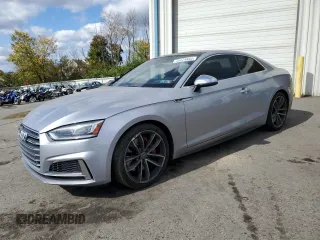 2018 Audi S5 Prestige z VIN WAUR4AF51JA093401, wystawiony jako Copart lot #75174444 z przebiegiem 67 483 mil mil oraz Szkoda całkowita • Salvage title. Historia ofert i sprzedaży dostępna na DreamBid. Obrazek 1.
