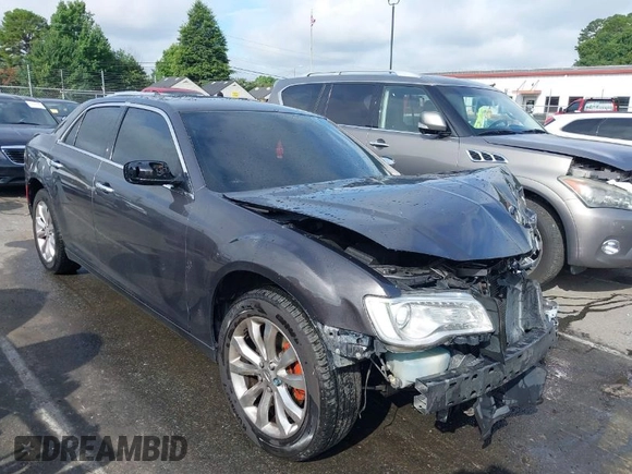 2016 Chrysler 300 with VIN 2C3CCAKG0GH208443, listed as a IAAI auction lot 39896062 with 160,534 mi miles. Bid and sale history available at carsss.com. Image 1.