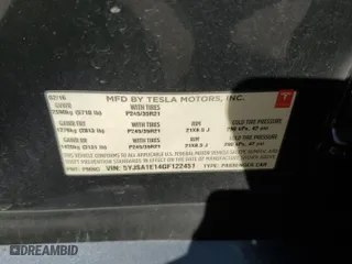 2016 Tesla Model S 70 kWh Battery with VIN 5YJSA1E14GF122451, listed as a Copart auction lot 50576575 with 65,441 mi miles and Salvage Title. Bid and sale history available at carsss.com. Image 12.