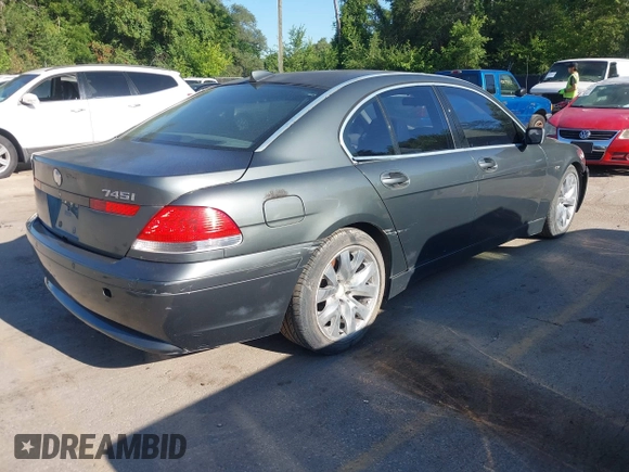 2003 BMW 7 Series 745i с VIN WBAGL63483DP67791, выставлен на аукционе IAAI как лот 42497324 с пробегом 159 548 миль миль и . История ставок и продаж доступна на DreamBid. Изображение 4.
