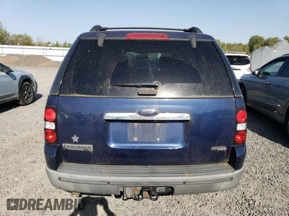 2006 Ford Explorer XLT with VIN 1FMEU73E96UA51679, listed as a Copart auction lot 54276995 with 185,074 mi miles and Clean Title. Bid and sale history available at carsss.com. Image 6.