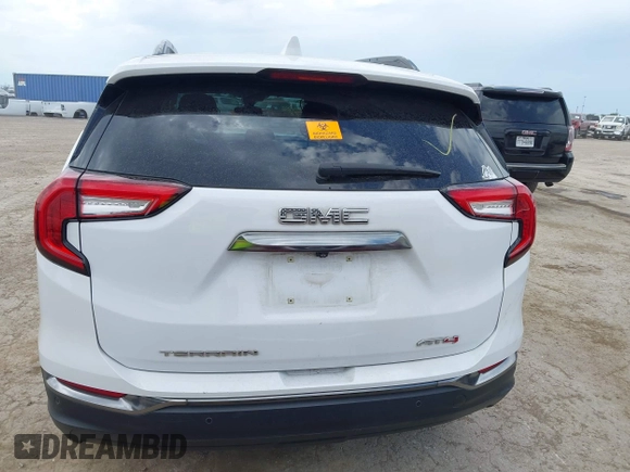 2022 GMC Terrain AT4 with VIN 3GKALYEV4NL250578, listed as a IAAI auction lot 42218524 with 24,680 mi miles and . Bid and sale history available at DreamBid. Image 16.