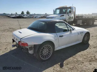 2001 BMW Z3 3.0i with VIN WBACN53471LJ57368, listed as a Copart auction lot 53863505 with 113,968 mi miles and Salvage Title. Bid and sale history available at carsss.com. Image 3.