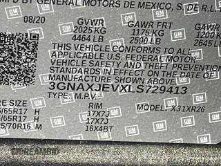 2020 Chevrolet Equinox LT z VIN 3GNAXJEVXLS729413, wystawiony jako IAAI lot #42495749 z przebiegiem 61 771 mil mil oraz . Historia ofert i sprzedaży dostępna na DreamBid. Obrazek 12.