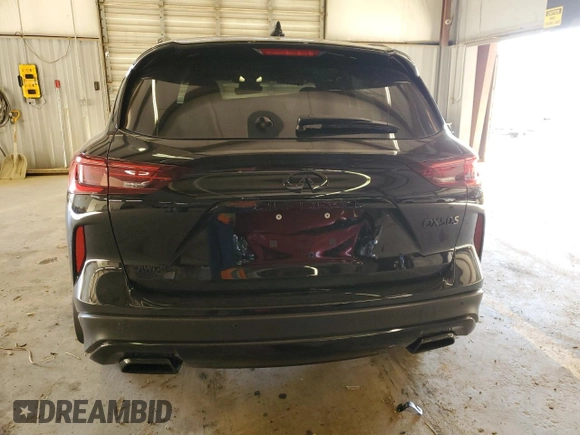 2023 Infiniti QX50 Sport with VIN 3PCAJ5FB3PF113590, listed as a Copart auction lot 39262814 with Not Provided miles and . Bid and sale history available at DreamBid. Image 6.