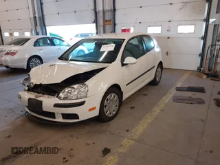 2008 Volkswagen Rabbit S with VIN WVWBA71K38W335471, listed as a IAAI auction lot 41450928 with 157,587 mi miles. Bid and sale history available at carsss.com. Image 2.