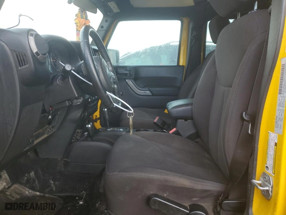 2015 Jeep Wrangler Unlimited Sport with VIN 1C4BJWDG9FL660030, listed as a Copart auction lot 45407505 with 120,027 mi miles and Salvage Title. Bid and sale history available at carsss.com. Image 7.