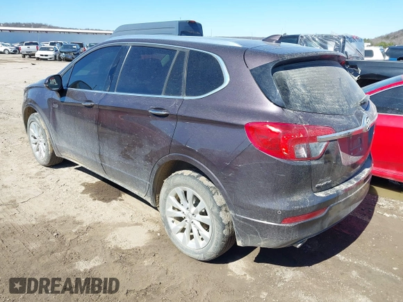2017 Buick Envision Essence with VIN LRBFXDSA4HD152109, listed as a IAAI auction lot 41718708 with 134,784 mi miles and . Bid and sale history available at carsss.com. Image 3.