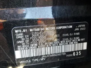 2022 Mitsubishi Outlander ES with VIN JA4J3TA86NZ062789, listed as a Copart auction lot 48689805 with 164,034 mi miles and Non Repairable. Bid and sale history available at carsss.com. Image 15.
