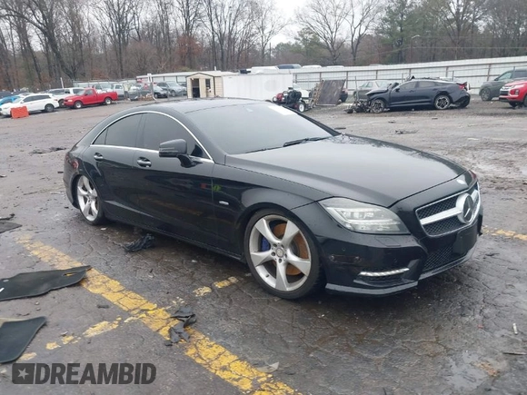 2012 Mercedes-Benz CLS 550 with VIN WDDLJ7DB8CA012657, listed as a IAAI auction lot 41235586 with 157,760 mi miles and . Bid and sale history available at DreamBid. Image 1.