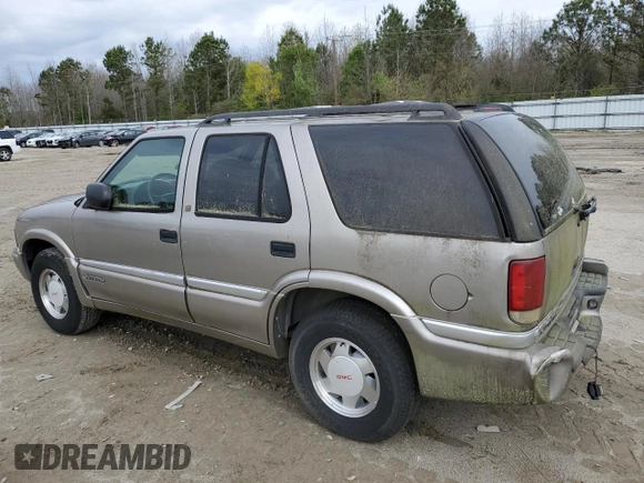 2000 GMC Jimmy SL with VIN 1GKCS13W6Y2293842, listed as a Copart auction lot 49449164 with 101,305 mi miles and Clean Title. Bid and sale history available at carsss.com. Image 2.