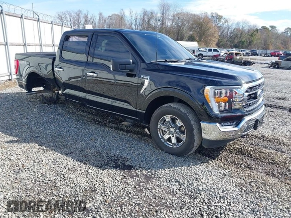 2023 Ford F-150 XL with VIN 1FTFW1E53PKG07088, listed as a IAAI auction lot 41442237 with 21,403 mi miles. Bid and sale history available at carsss.com. Image 1.