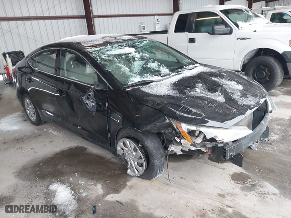 2020 Hyundai Elantra SE with VIN KMHD74LF8LU965041, listed as a IAAI auction lot 41370685 with 48,128 mi miles. Bid and sale history available at carsss.com. Image 1.