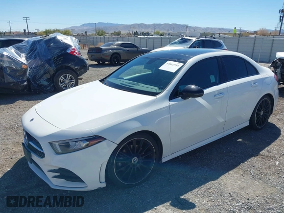 2021 Mercedes-Benz A 220 with VIN W1K3G4EB5MJ271412, listed as a IAAI auction lot 41862593 with 86,155 mi miles and . Bid and sale history available at DreamBid. Image 2.