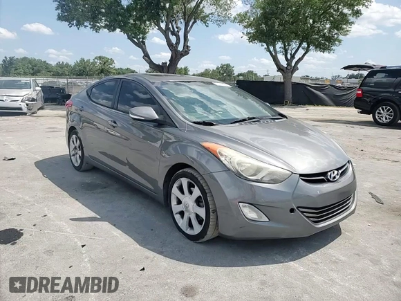 2013 Hyundai Elantra Limited with VIN 5NPDH4AE1DH172008, listed as a Copart auction lot 55026315 with 161,632 mi miles and Salvage Title. Bid and sale history available at DreamBid. Image 13.