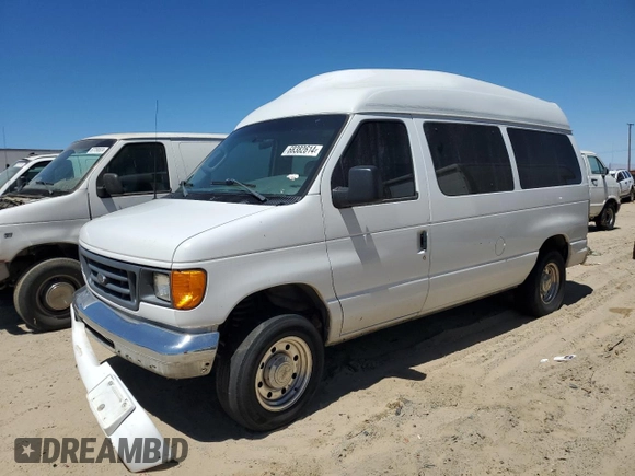 2003 Ford Econoline Cargo Recreational with VIN 1FDPE24L83HA48184, listed as a Copart auction lot 68382614 with 235,732 mi miles and Salvage Title. Bid and sale history available at DreamBid. Image 1.