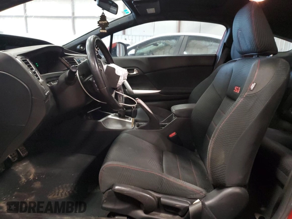 2013 Honda Civic Si with VIN 2HGFG4A59DH706684, listed as a Copart auction lot 61300645 with 129,824 mi miles and Salvage title. Bid and sale history available at DreamBid. Image 7.