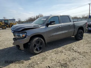 2021 Ram 1500 Big Horn with VIN 1C6RRFFG0MN578989, listed as a Copart auction lot 48890365 with 65,619 mi miles and Salvage title. Bid and sale history available at DreamBid. Image 1.