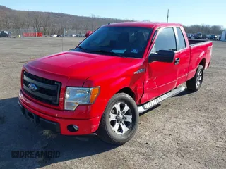 2014 Ford F-150 XL with VIN 1FTFX1EF1EFD02412, listed as a IAAI auction lot 41835121 with 110,485 mi miles. Bid and sale history available at carsss.com. Image 2.