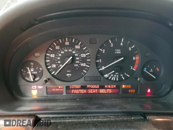 2000 BMW 7 Series 740iL with VIN WBAGH8340YDP10862, listed as a Copart auction lot 85434954 with 107,587 mi miles and Clean Title. Bid and sale history available at carsss.com. Image 9.