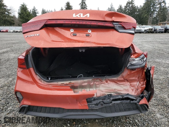 2022 Kia Forte LXS with VIN 3KPF24AD5NE456703, listed as a Copart auction lot 50194185 with 32,314 mi miles and Salvage Title. Bid and sale history available at carsss.com. Image 6.
