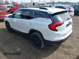 2021 GMC Terrain SLT with VIN 3GKALVEV5ML383329, listed as a IAAI auction lot 41833925 with 37,439 mi miles and . Bid and sale history available at carsss.com. Image 3.