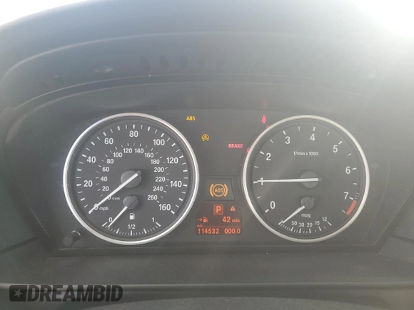2008 BMW 5 Series 528i with VIN WBANU53578CT18994, listed as a Copart auction lot 52900045 with 114,532 mi miles and Salvage Title. Bid and sale history available at carsss.com. Image 9.