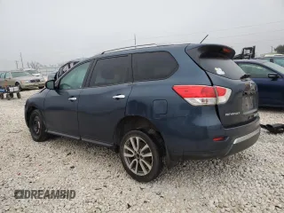 2015 Nissan Pathfinder SV with VIN 5N1AR2MN0FC693392, listed as a Copart auction lot 44003025 with 0 mi miles and Salvage Title. Bid and sale history available at carsss.com. Image 2.