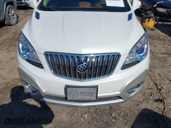 2016 Buick Encore Premium with VIN KL4CJDSB3GB617658, listed as a IAAI auction lot 41608967 with 77,566 mi miles and . Bid and sale history available at carsss.com. Image 6.