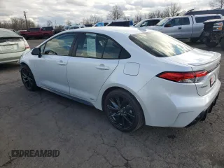 2023 Toyota Corolla Hybrid LE with VIN JTDBDMHE3P3004590, listed as a Copart auction lot 43455145 with 8,691 mi miles and Salvage Title. Bid and sale history available at carsss.com. Image 2.