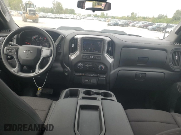 2024 Chevrolet Silverado 1500 Custom Trail Boss with VIN 3GCPDCEK4RG180378, listed as a Copart auction lot 71771424 with 7,590 mi miles and Salvage Title. Bid and sale history available at carsss.com. Image 8.