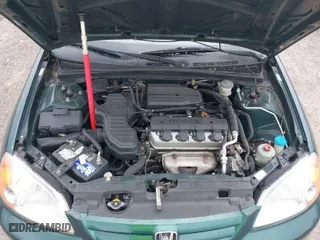 2001 Honda Civic LX with VIN 2HGES16511H546426, listed as a IAAI auction lot 42067246 with 192,560 mi miles. Bid and sale history available at carsss.com. Image 10.
