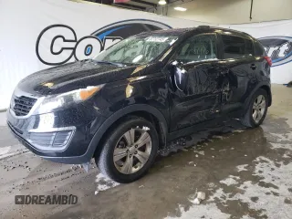 2011 Kia Sportage LX with VIN KNDPB3A29B7106953, listed as a Copart auction lot 87732745 with 187,776 mi miles and Salvage Title. Bid and sale history available at carsss.com. Image 1.