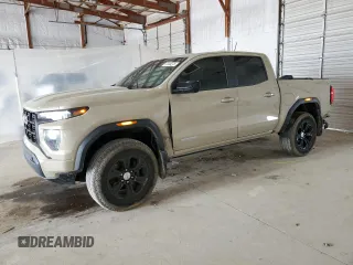 2023 GMC Canyon 4WD Elevation with VIN 1GTP6BEK3P1159232, listed as a Copart auction lot 50448225 with 76,770 mi miles and Salvage Title. Bid and sale history available at carsss.com. Image 1.
