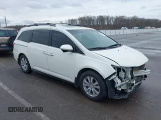 2016 Honda Odyssey EX-L with VIN 5FNRL5H64GB012832, listed as a IAAI auction lot 41881915 with 127,067 mi miles. Bid and sale history available at carsss.com. Image 1.