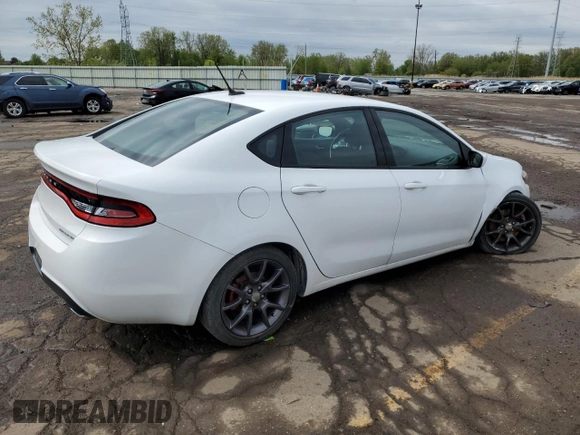 2016 Dodge Dart SXT z VIN 1C3CDFBB6GD531617, wystawiony jako Copart lot #56176925 z przebiegiem 87 792 mil mil oraz Tytuł czysty. Historia ofert i sprzedaży dostępna na DreamBid. Obrazek 3.