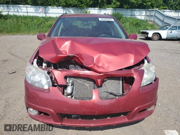 2005 Pontiac Vibe with VIN 5Y2SL63895Z432464, listed as a Copart auction lot 62268525 with 136,009 mi miles and Clean title. Bid and sale history available at DreamBid. Image 5.