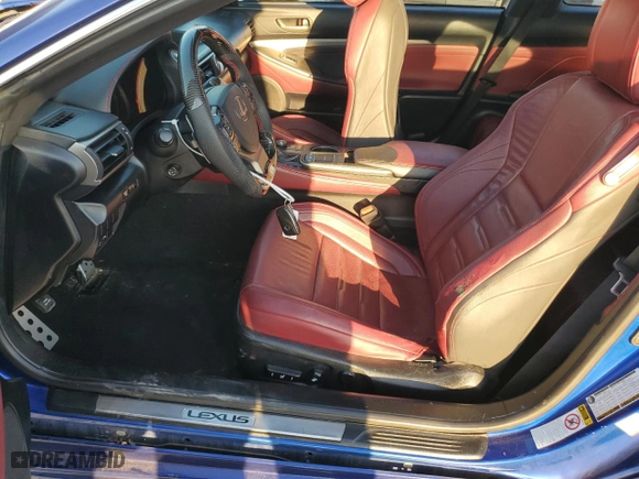 2015 Lexus RC 350 with VIN JTHHE5BC2F5010774, listed as a Copart auction lot 73773814 with 143,534 mi miles and Salvage Title. Bid and sale history available at carsss.com. Image 7.
