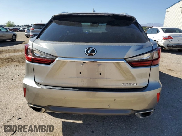 2019 Lexus RX 350 with VIN 2T2ZZMCA0KC134617, listed as a Copart auction lot 59765415 with 77,726 mi miles and Salvage title. Bid and sale history available at DreamBid. Image 6.