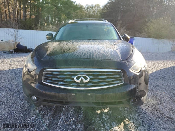 2010 Infiniti FX35 with VIN JN8AS1MU0AM800328, listed as a Copart auction lot 46993445 with 201,409 mi miles and Salvage Title. Bid and sale history available at carsss.com. Image 5.