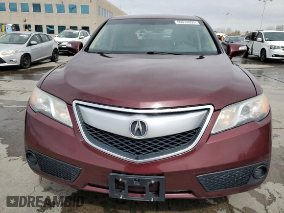 2013 Acura RDX with VIN 5J8TB4H34DL009576, listed as a Copart auction lot 50074895 with 150,589 mi miles and Salvage Title. Bid and sale history available at carsss.com. Image 5.