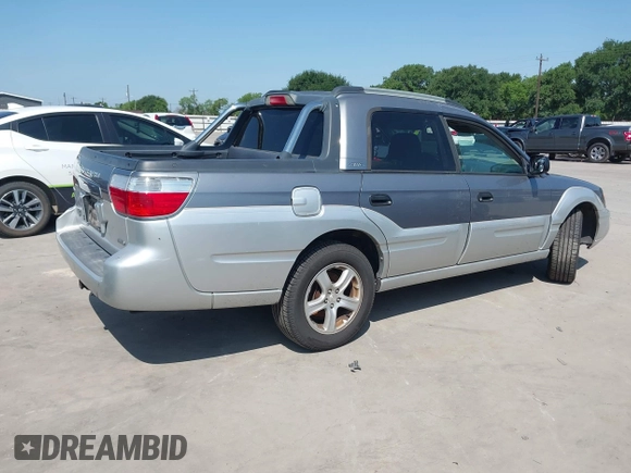 2005 Subaru Baja Special Sports z VIN 4S4BT62C857106636, wystawiony jako IAAI lot #42223563 z przebiegiem 172 642 mil mil oraz . Historia ofert i sprzedaży dostępna na DreamBid. Obrazek 4.